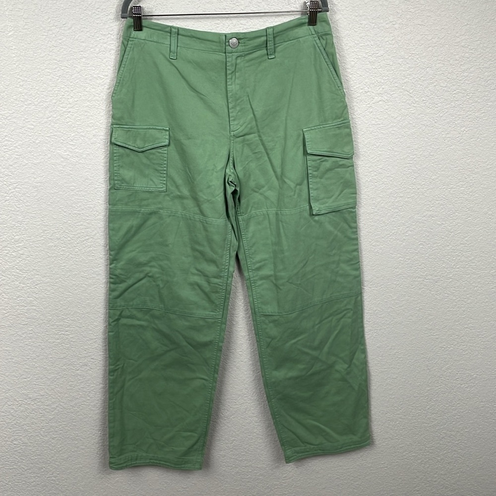 New Rag & Bone Nora Utility Cargo Pants Olive Green Gorpcore Skater Sz 28 - Picture 3 of 12